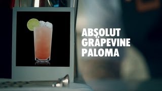 ABSOLUT GRÄPEVINE PALOMA DRINK RECIPE  HOW TO MIX [upl. by Gretchen]