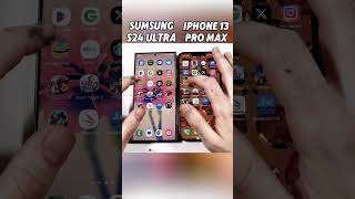 iPhone 13 Pro Max vs Samsung S24 Ultra SPEED TEST 🚀 Who’s the REAL SPEED KING 👑shortsviralvideo [upl. by Eiramlehcar409]