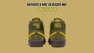 AntiHero x Nike SB Blazer Mid Rough Green [upl. by Silma]