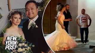 Groom shot dead in front of wife just moments after wedding in Mexico  New York Post [upl. by Ahseinet]