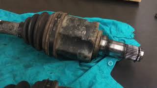 CHANGING THE DRIVE SHAFT CV BOOTS on A HILUX VIGO PRADO and others similar [upl. by Allegna]