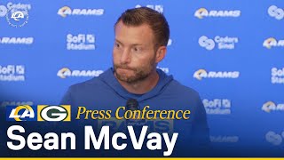 Sean McVay On Tough Loss To Packers Limiting Turnovers Moving Forward amp Expectations After The Bye [upl. by Tutt320]