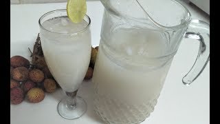 Litchi Juice  Lychee Juice Recipe in Hindi  लीची जूस  स्वाद और सेहत का खज़ाना [upl. by Nairot]