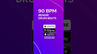 90 BPM BENDIR DRUM BEATS  drumloop bpm drumbeat flstudio metronome musicproducer [upl. by Silvers]