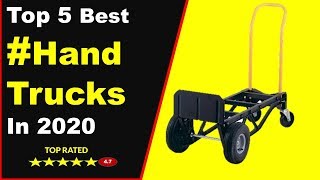 Top 5 Best Hand Trucks in 2020 Buying Guide [upl. by Atilrak161]