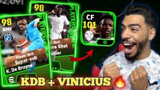 NEW BOOSTED K DE BRUYNE AND VINICIUS POTW 🔥 PACK OPENING  GAMEPLAY [upl. by Bertelli903]