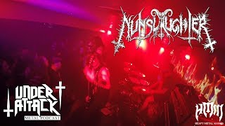 Under Attack Interview with Nunslaughter  Los Angeles 2019 [upl. by Alayne659]