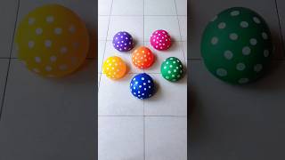 Orange Purple Yellow Balloon Popping Asmr Reverse Video [upl. by Jonati774]