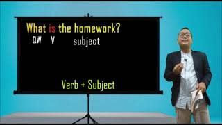 SENTENCE WITH INVERTED SUBJECT AND VERB  INVERTED WITH QUESTION WORD [upl. by Luz]