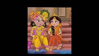 ❤️tu hai meri sansen chale❤️Krishna Radha WhatsApp status song short video youtube roorkee [upl. by Mirak]