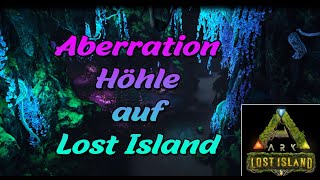 Lost Island Aberration Höhle  Der Aberrationbereich so findet Ihr ihn  ARK Survival Evolved [upl. by Ellekcim733]