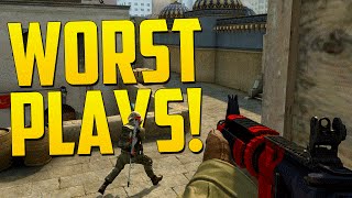 WORST PLAYS  CS GO Funny Moments in Competitive [upl. by Rehpotsihrc]