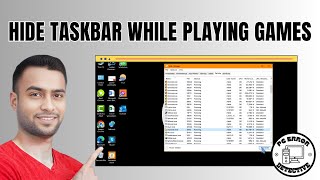 How to Hide Taskbar While Playing Games [upl. by Lacym]