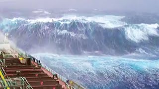 5 Monster Waves Caught On Camera [upl. by Ecienal830]