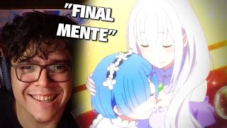 FINALMENTE UM POUCO DE FELICIDADE  REZERO MEMORY SNOW REACT [upl. by Hpesoj]