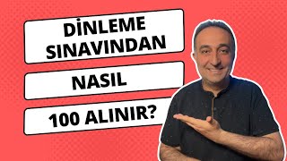 Dinleme Sınavında Yapılması ve Dikkat Edilmesi Gerekenler  Dinleme Sınavından Nasıl 100 Alınır [upl. by Ainsley]