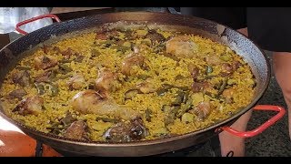 PAELLA VALENCIANA TRADICIONAL PASO A PASO [upl. by Aslehc]