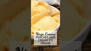 Ninja Creami Peaches and Cream Ice Cream [upl. by Zigmund]