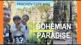 Hiking in Prachov Cliffs Bohemian Paradise Near Prague  Central Europe Road Trip Campervan EP 4 [upl. by Keyser]