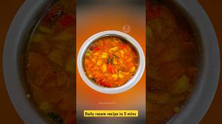 Daily rasam recipe in 5 mins in tamil Tomato rasam quick rasam [upl. by Sidon]