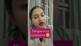 Dengue symptoms 🤒 facts sabiyahealthcare [upl. by Allets]