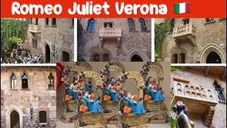 Romeo amp Juliet House amp Museum Vlog  Romeo Juliet’s Balcony and Juliet’s Tomb in Verona Italy [upl. by Seuqcaj]