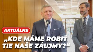 Fico o opozícii „S Ruskom nemáme komunikovať do Číny nemáme ísť Tak čo chcú“ [upl. by Aivat]