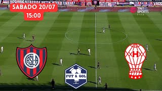 🔴 SAN LORENZO  HURACAN EN VIVO  LIGA PROFESIONAL EN FUT AND GOL [upl. by Euqram]