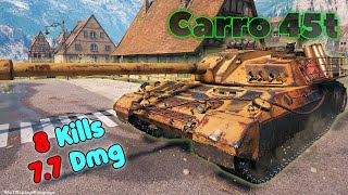 Carro da Combattimento 45t  8 Frags 77K Damage Master by player Accismus [upl. by Hooge]