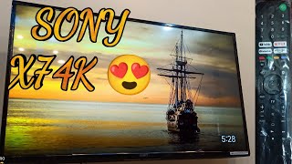 Our First Ever Smart TV😍 SONY X74K Unboxing amp REVIEW  Best TV Under 40000 vlog smarttv sony tv [upl. by Siraj]