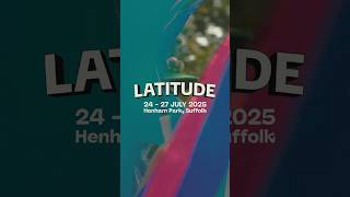 Your Latitude ‘25 headliners 💙 latitude latitudefestival festival fatboyslim snowpatrol sting [upl. by Memberg]