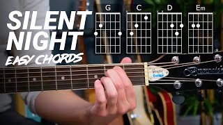 Play Silent Night  Easy 4 Chord Christmas Song [upl. by Roach84]