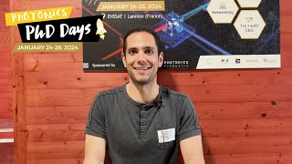 Photonics PhD Days 2024  Testimonials 2 [upl. by Nylyaj]