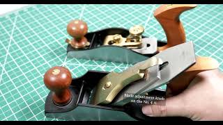 Hand Tools Lie Nielsen No 4 ½ vs No 164 [upl. by Nairde]