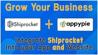 How to integrate Shiprocket to your eCommerce website – Appy Pie [upl. by Ynnal545]