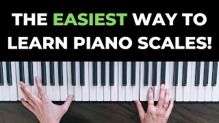 How to Play Piano Scales  Easy Beginner Lesson [upl. by Annawd]