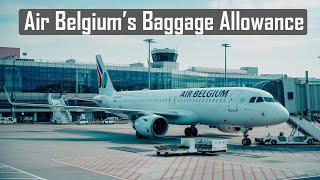 Air Belgium’s Baggage Allowance  air belgiums carry on luggage [upl. by Lady]