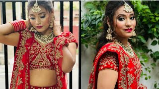 Step By Step Full Bridal Makeup Tutorial For Beginners ✨ [upl. by Drye]