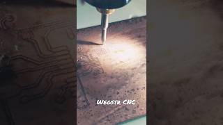 Wegstr CNC testing  PCB milling electronic how howto process pcb milling pcbuild video [upl. by Enytsirhc]