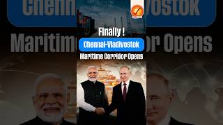 ChennaiVladivostok Maritime Corridor Opens [upl. by Hong552]