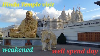 All about weakened  Neasden temple visit  travel vlog  days in uk [upl. by Hammond]