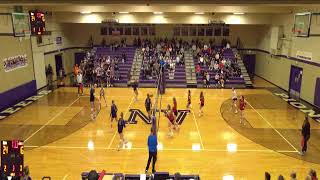 Nooksack Valley vs Mount Baker Girls Varsity Volleyball [upl. by Zelig]