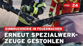 Einbruchserie gefährdet Einsätze der Berliner Feuerwehr [upl. by Faustena]