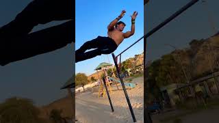 Calisthenics FREESTYLE💀 reaction respect motivation calisthenics streetworkout fitness insane [upl. by Ariek]