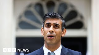 Rishi Sunaks first address as UK prime minister  BBC News [upl. by Lemar]