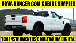 FORD APRESENTA A RANGER MAIS BARATA COM CABINE SIMPLES E MUITO CONFORTO A BORDO [upl. by Culberson47]