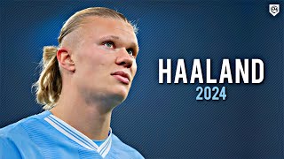 Erling Haaland 202324 • Mejores Jugadas Goles y Asistencias  HD [upl. by Atikahc775]