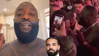 Rick Ross SPEAKS OUT On Being JUMPED By Drake Fans In Canada “NOBODY HIT ME BUSTER WAS [upl. by Benis]