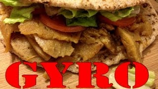 Vegan Gyro Recipe  How to make seitan [upl. by Trudy337]