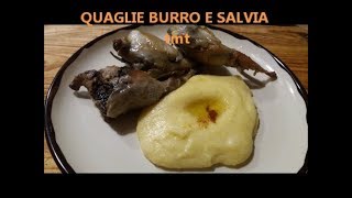 QUAGLIE BURRO E SALVIA tmt [upl. by Adena]